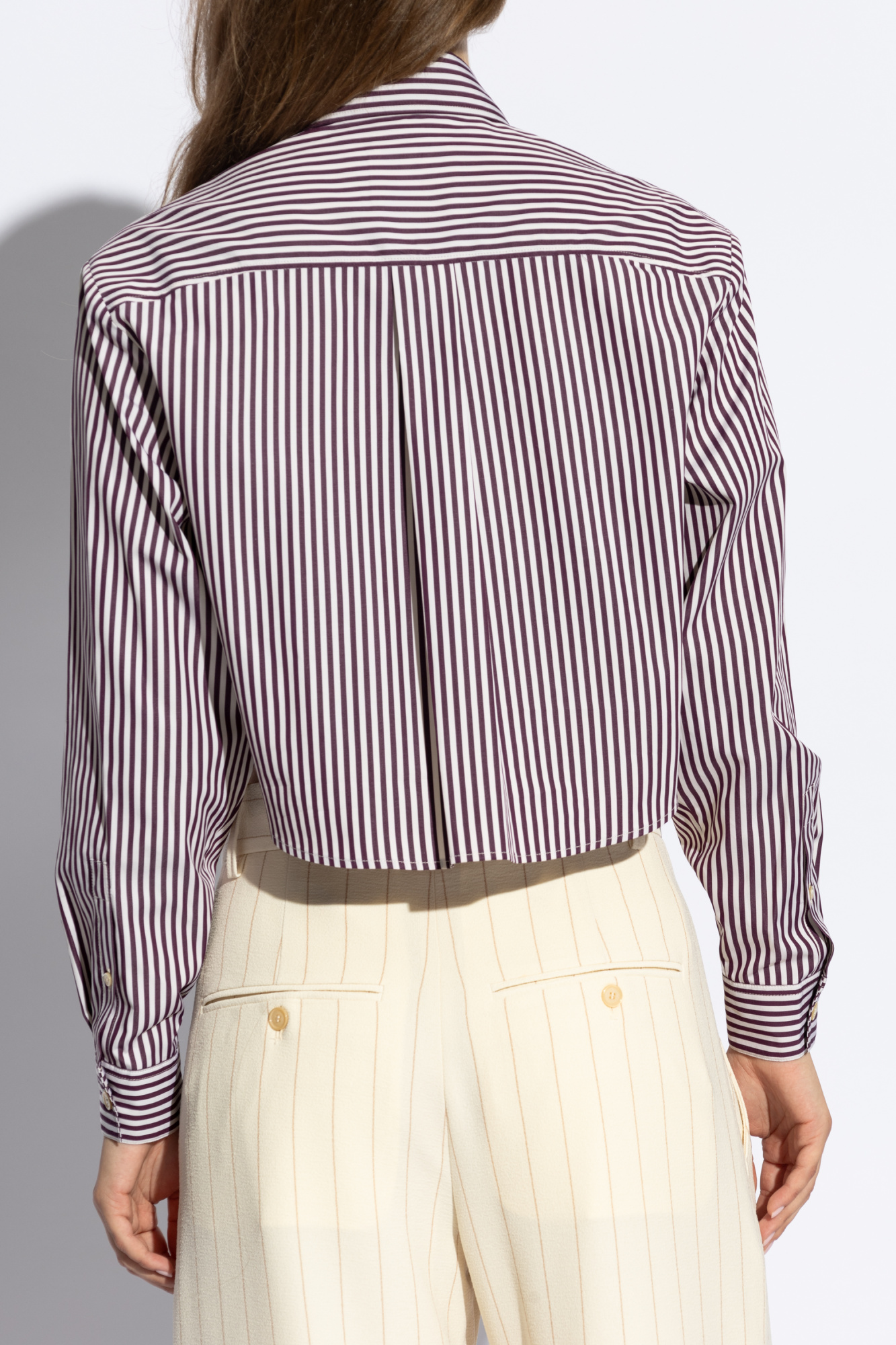 ISABEL MARANT ショトスリフシャツ 25EHT0674FAC2J05I 11OR ZEKIA TOP Woman black-ochre | ISABEL MARANT Official online